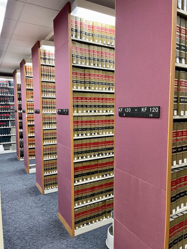 inside the lorain county law library